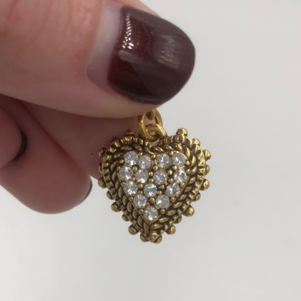 Vintage Heart Pendant Charm